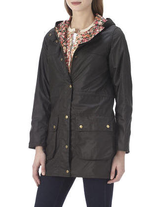 Barbour Ladies Lula Durham Waxed Jacket LWX0357OL31 | Red Rae Town